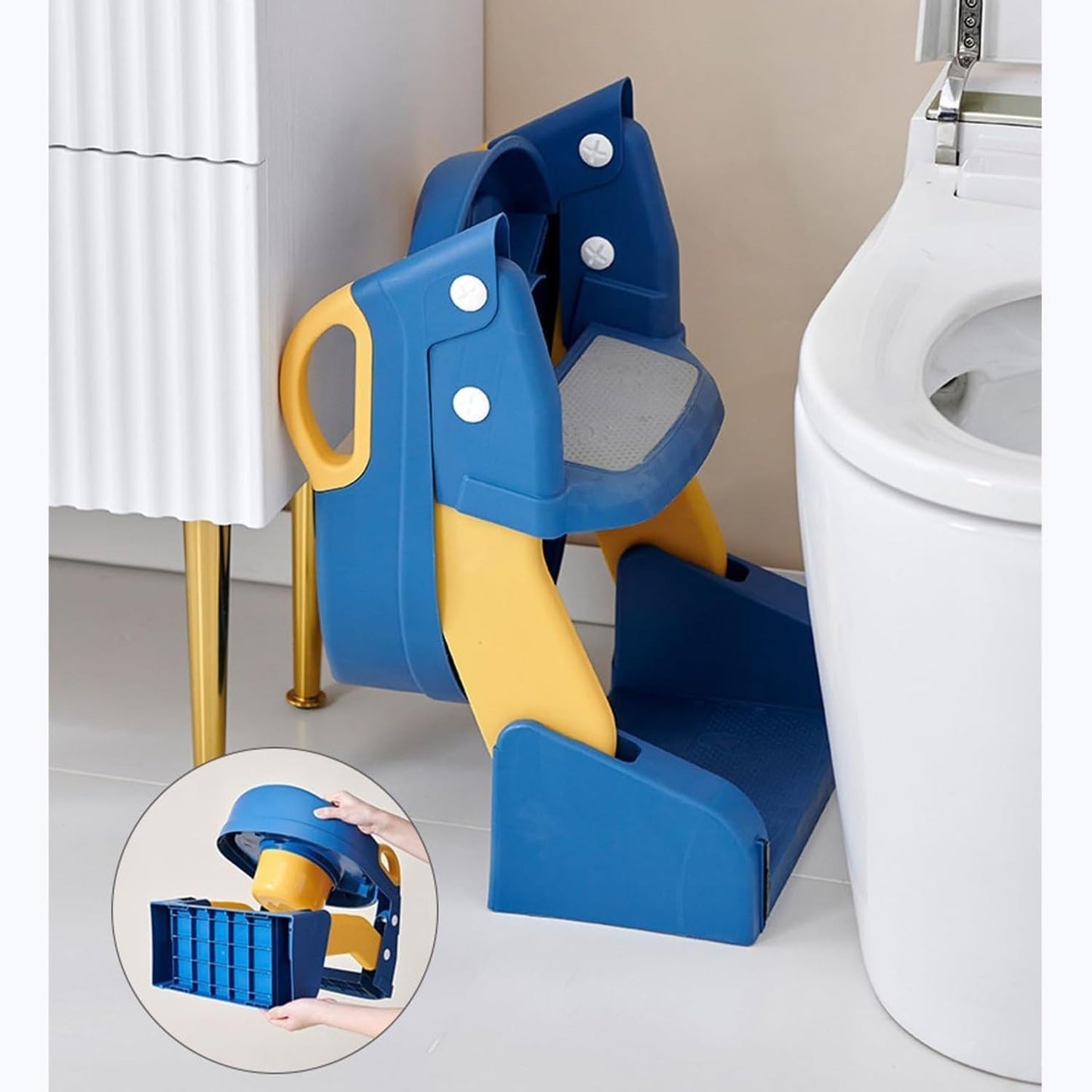 ASIENTO ESCALERA INODORO PARA NIÑOS